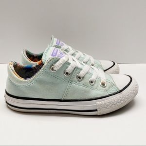 CONVERSE Girls 12 AllStar Low Rise Teal